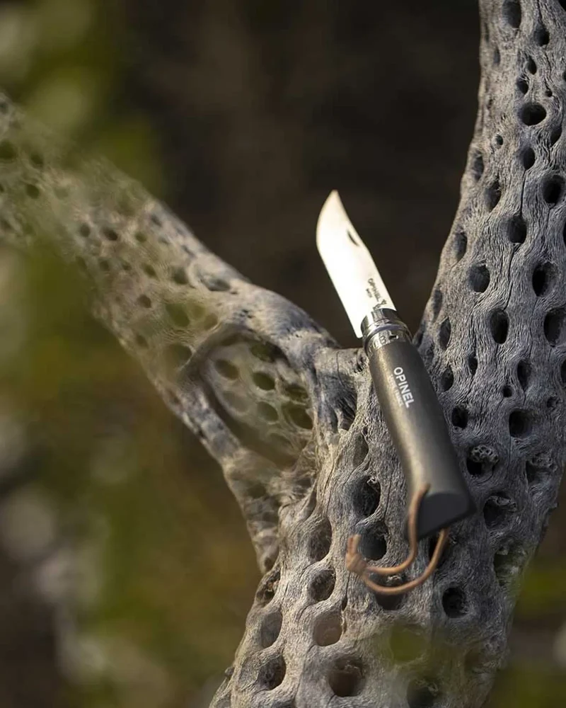 Cuchillo Opinel N°06 Baroudeur acero para personalizar