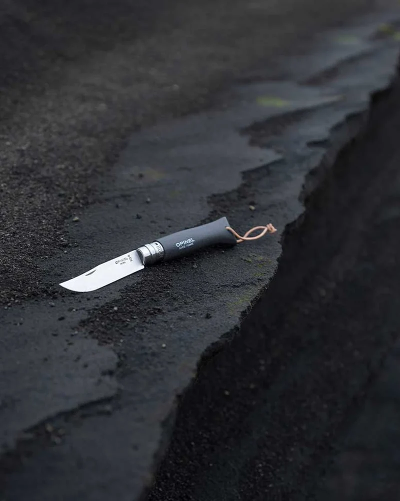 Cuchillo Opinel N°06 Baroudeur acero para personalizar