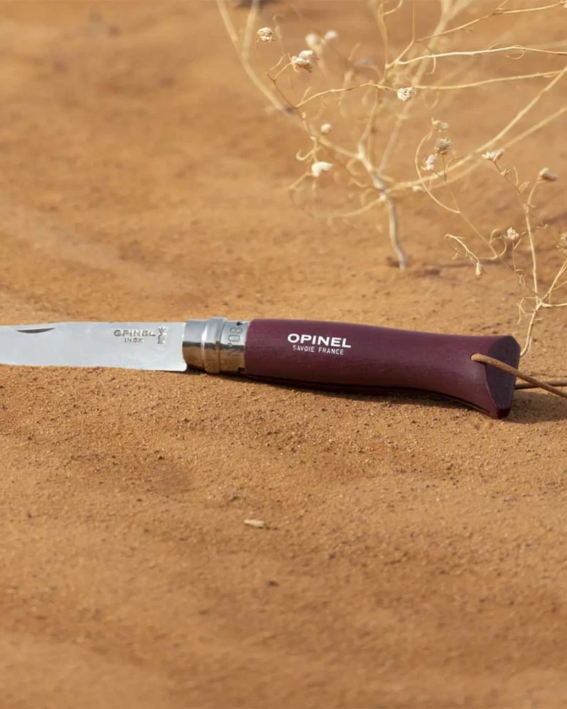 Cuchillo Opinel N°06 Baroudeur acero para personalizar