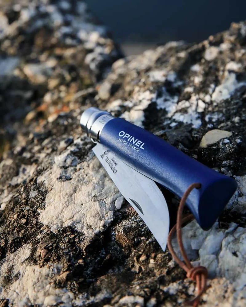 Cuchillo Opinel N°06 Baroudeur acero para personalizar