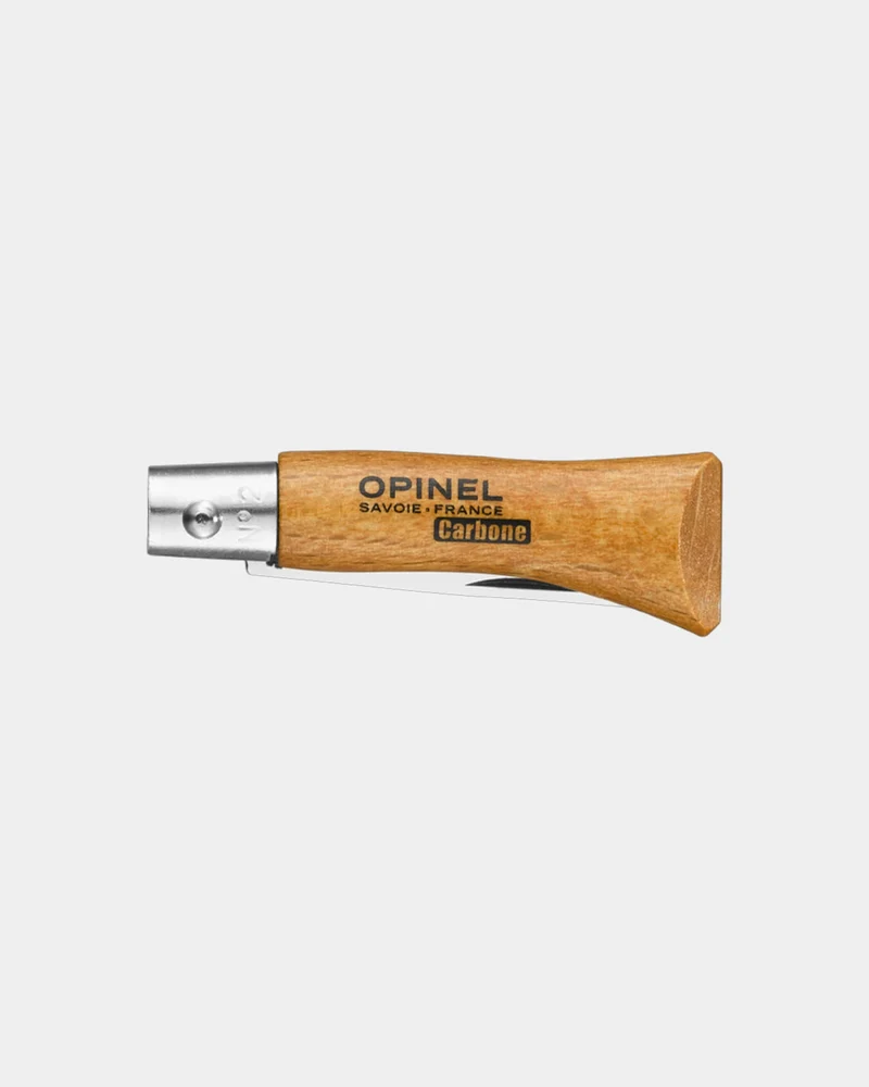 Cuchillo Opinel N°02 carbono para personalizar