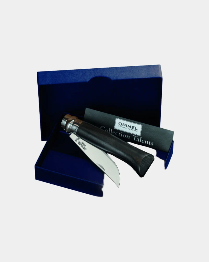 Cuchillo Opinel N°02 carbono para personalizar