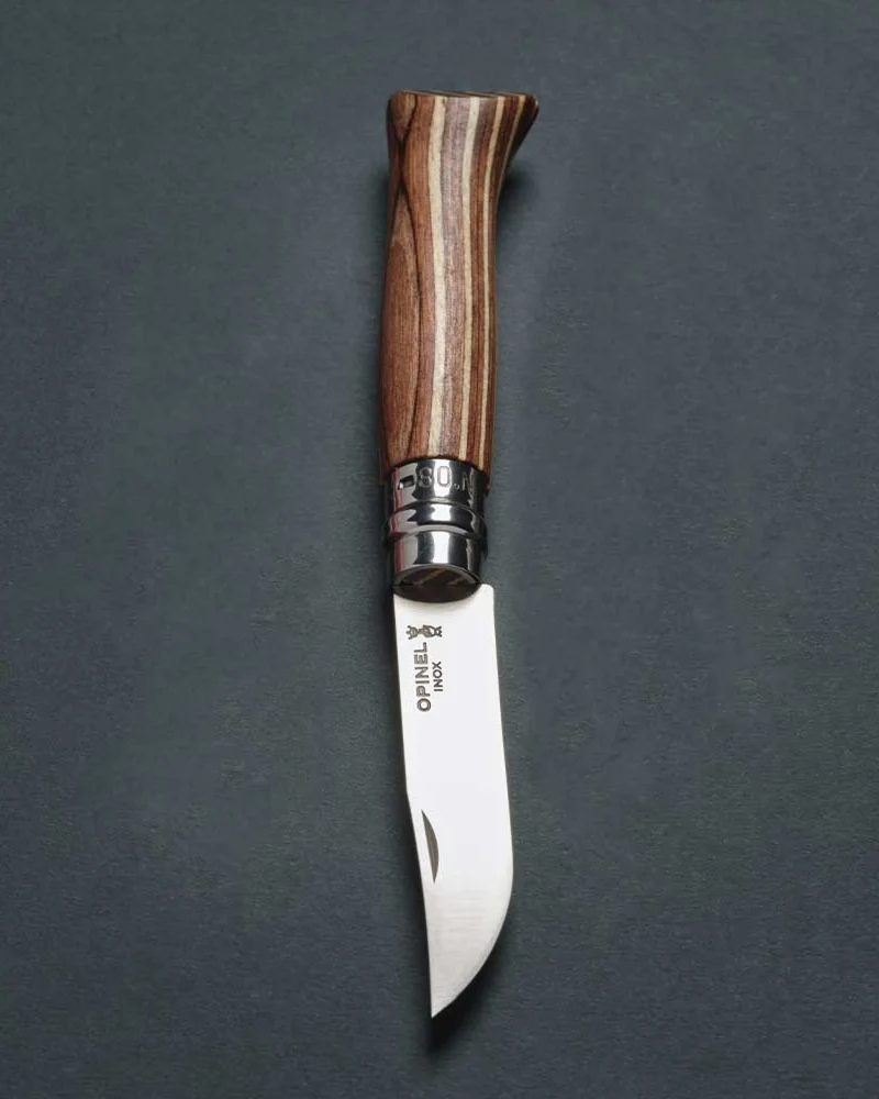 Cuchillo Opinel N°02 carbono para personalizar