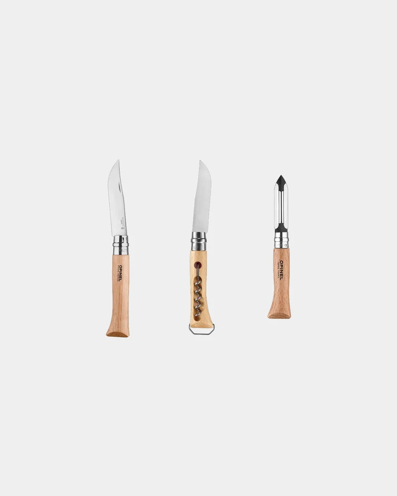 Kit cocina nómada Opinel N°10 para personalizar