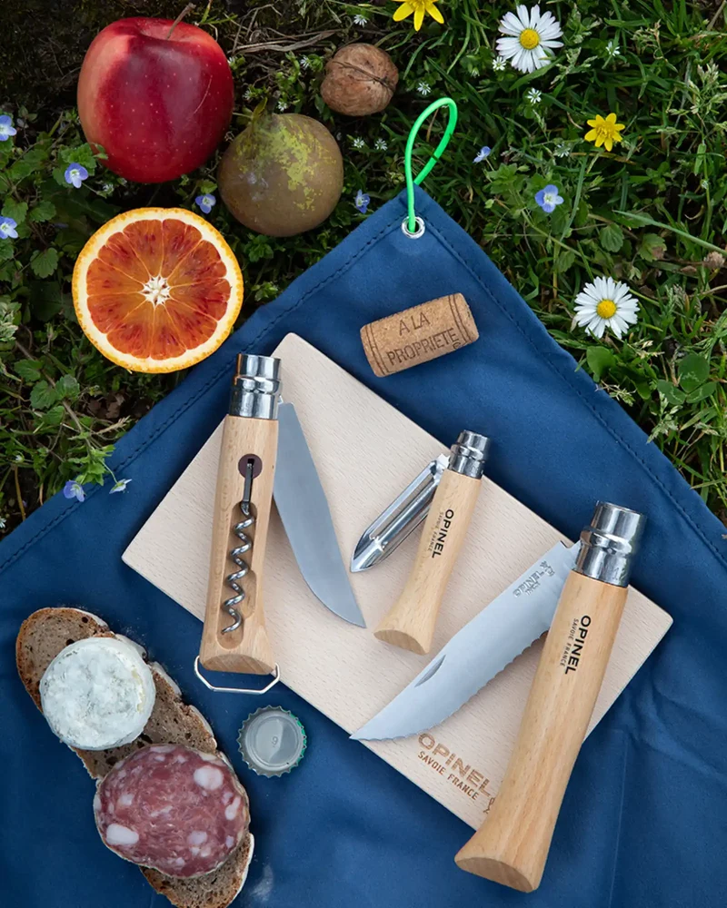 Kit cocina nómada Opinel N°10 para personalizar
