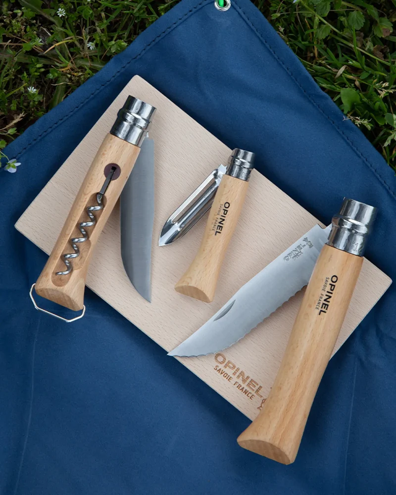 Kit cocina nómada Opinel N°10 para personalizar