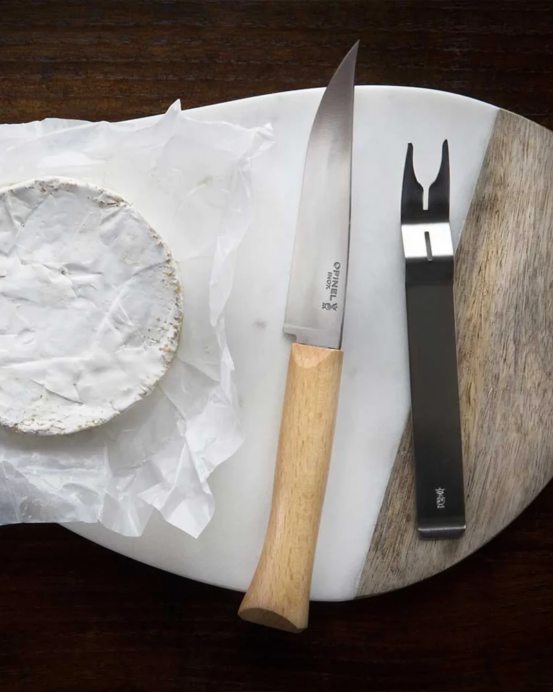 Set de queso Opinel acero inoxidable para personalizar