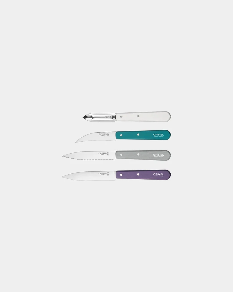 Estuche cuchillos acero Opinel Art Déco para personalizar
