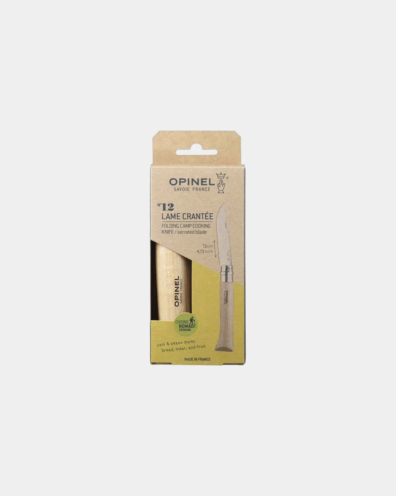 Cuchillo plegable dentado Opinel N°12 para personalizar