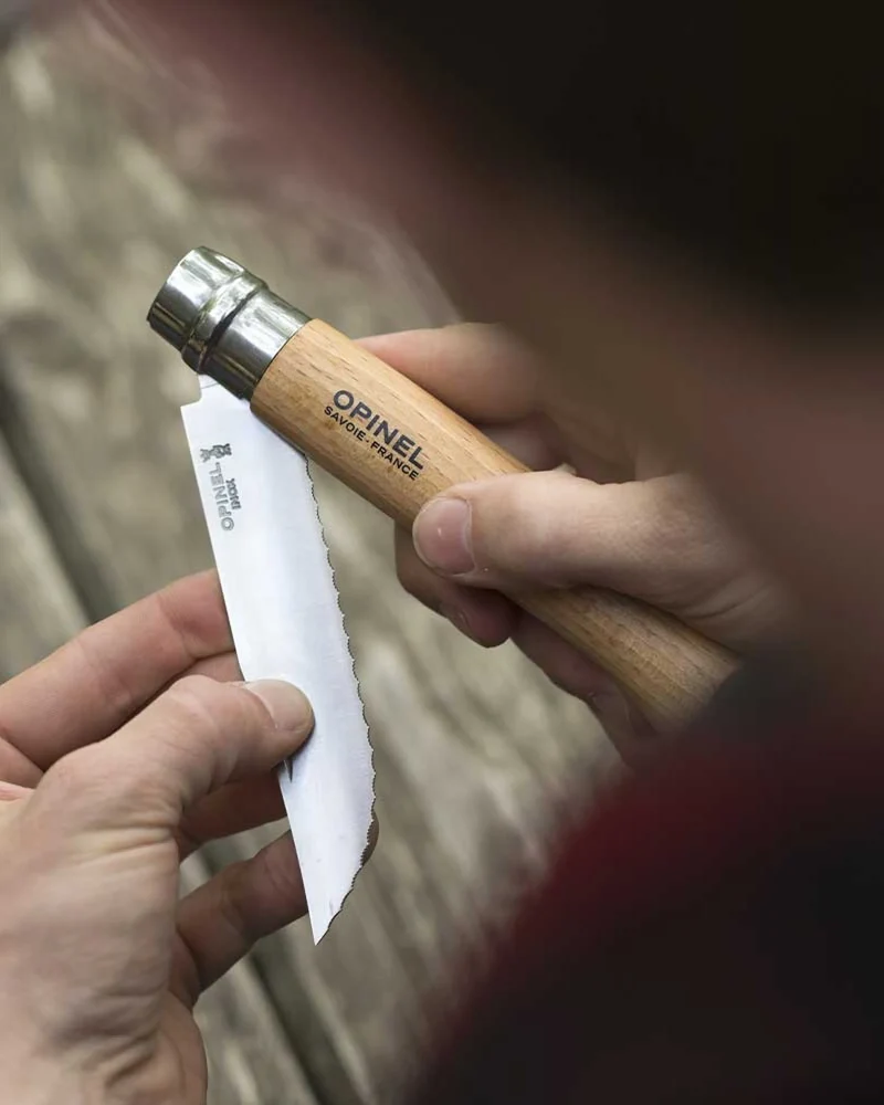 Cuchillo plegable dentado Opinel N°12 para personalizar