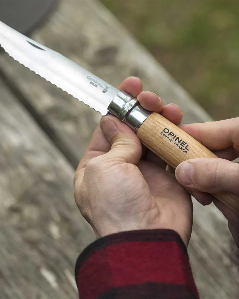 Cuchillo plegable dentado Opinel N°12 para personalizar