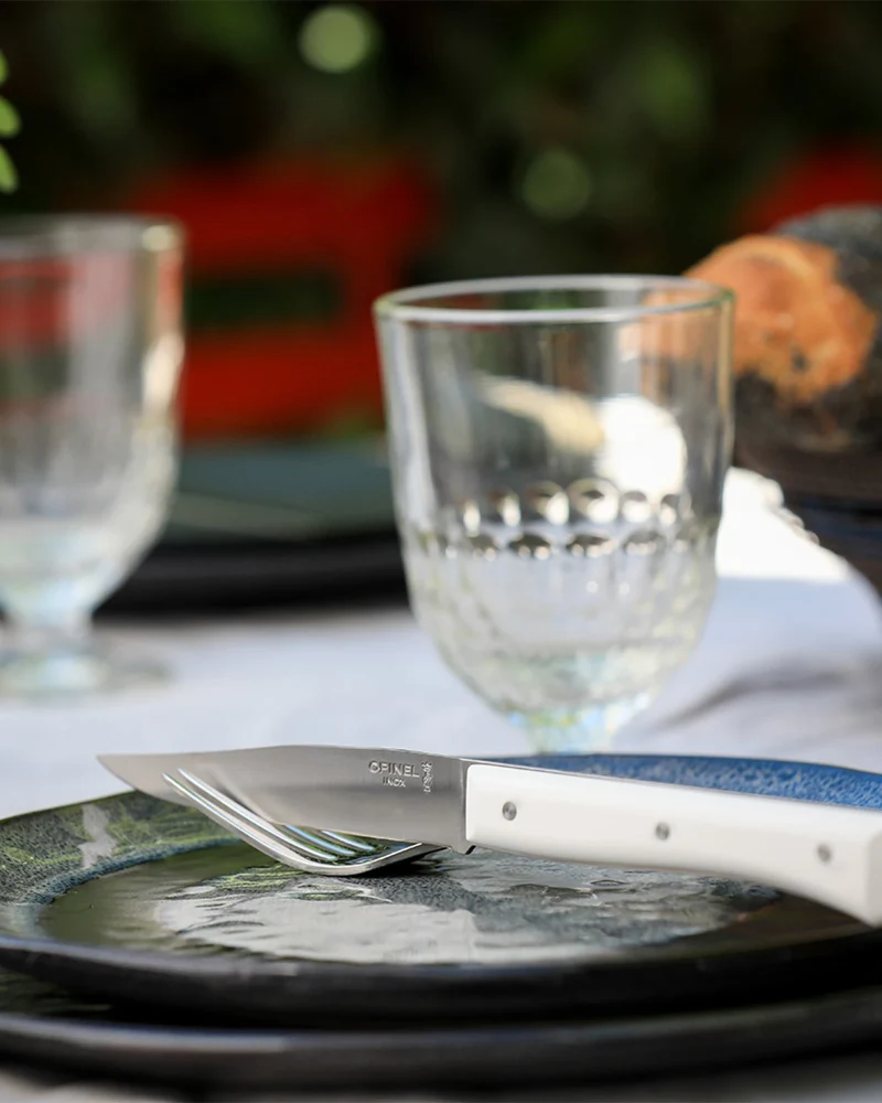 Estuche 4 cuchillos de mesa Opinel Facette para personalizar