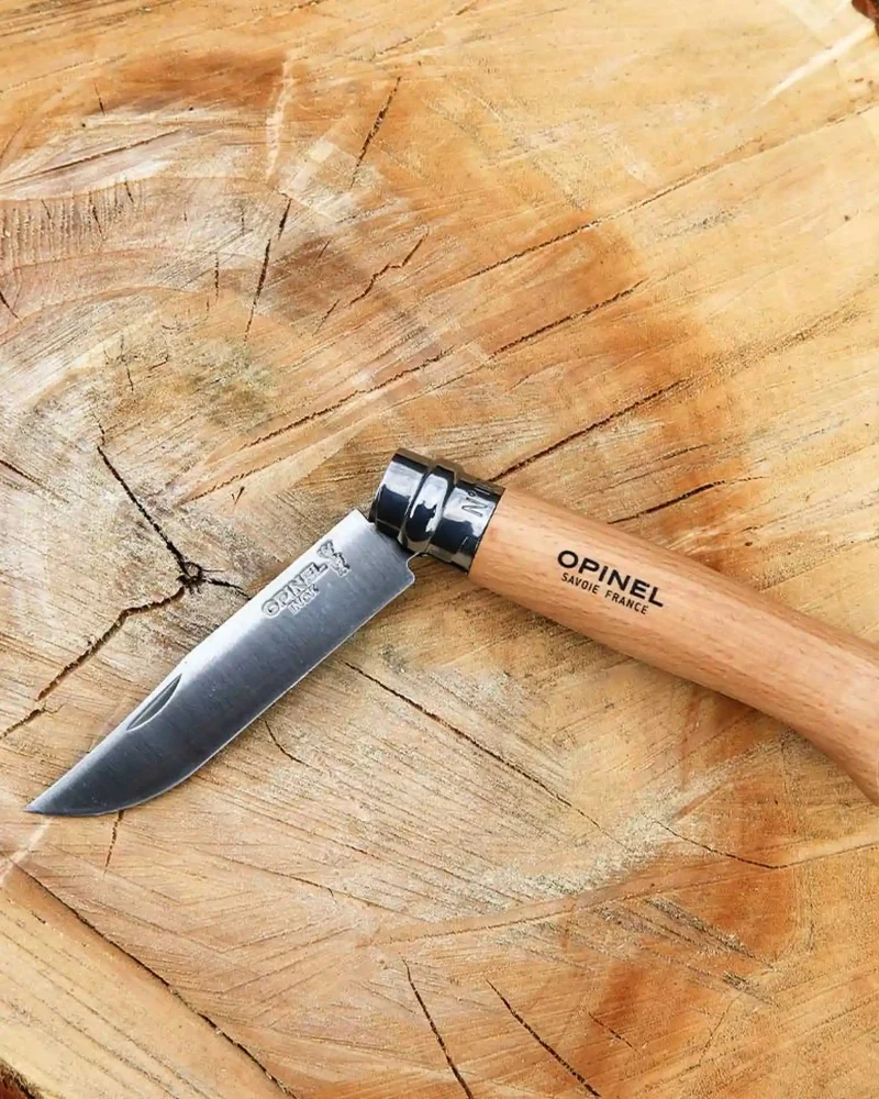 Cuchillo acero inoxidable Opinel N°08 para personalizar