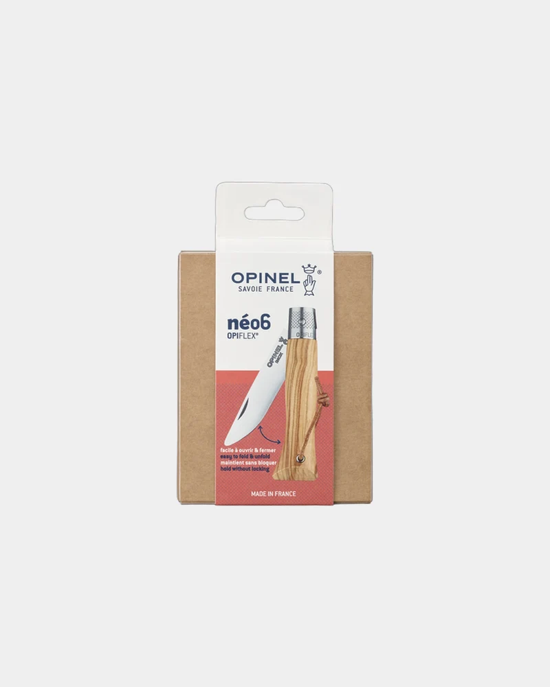 Cuchillo N°6 Opiflex olivo para personalizar
