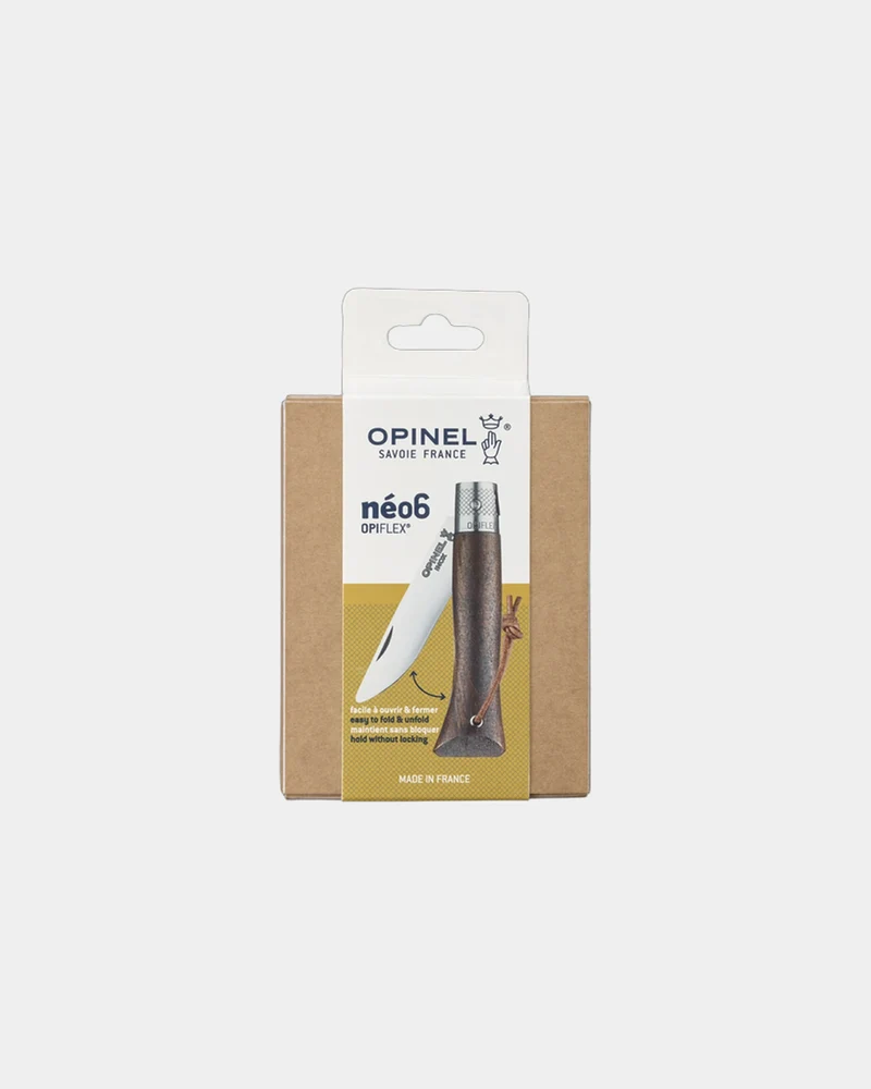 Cuchillo N°6 Opiflex olivo para personalizar
