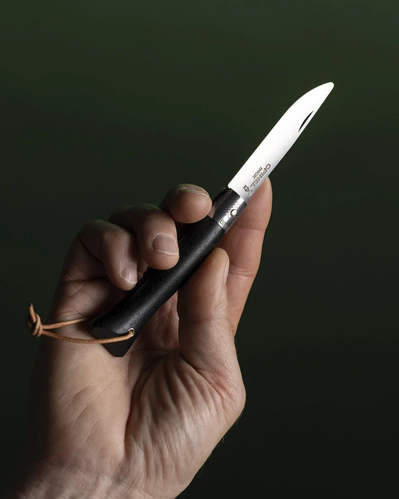 Cuchillo N°6 Opiflex olivo para personalizar