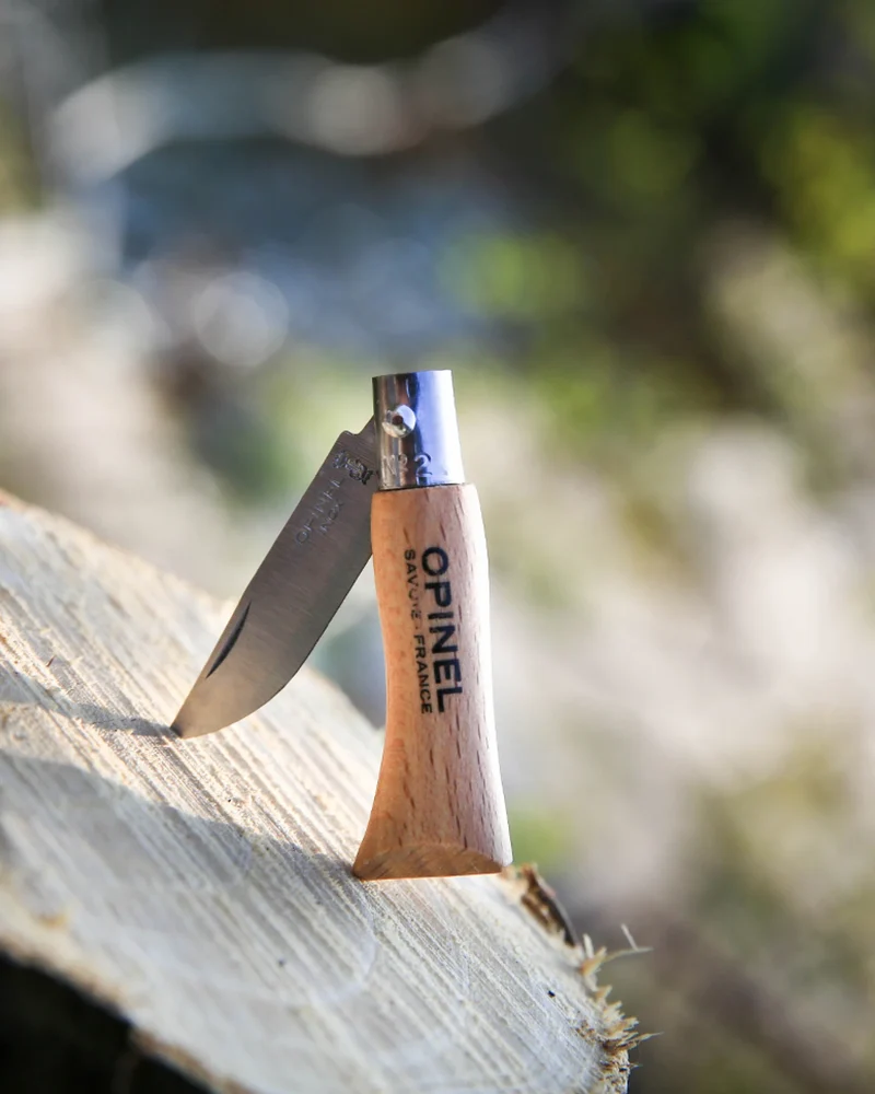 Cuchillo acero inoxidable Opinel N°02 para personalizar