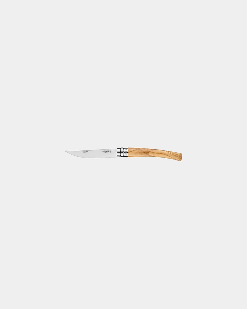 Cuchillo Opinel N°10 olivo con estuche para personalizar