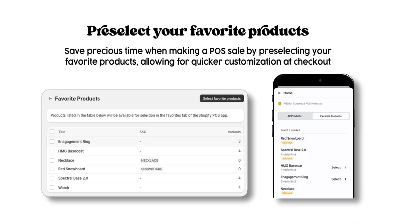 POSify: Custom POS Fields