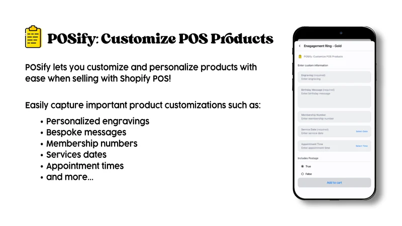 POSify: Custom POS Fields
