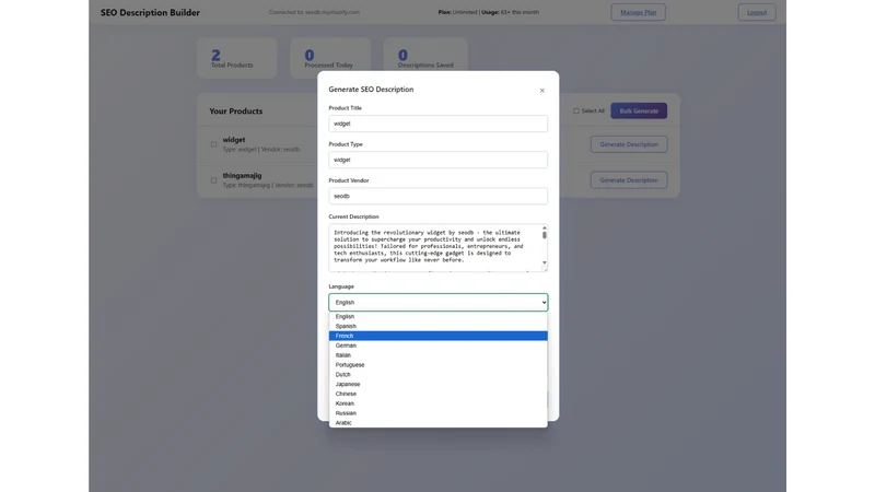 AI SEO Description Builder