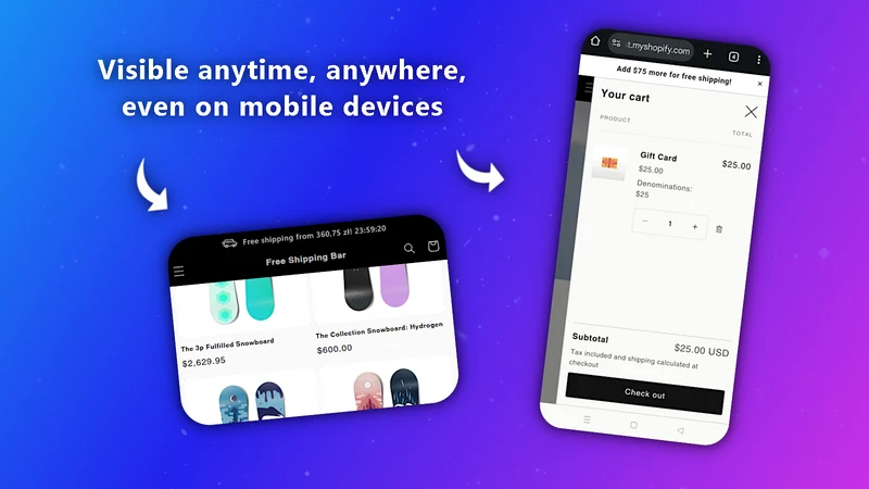 Smart Free Shipping Bar