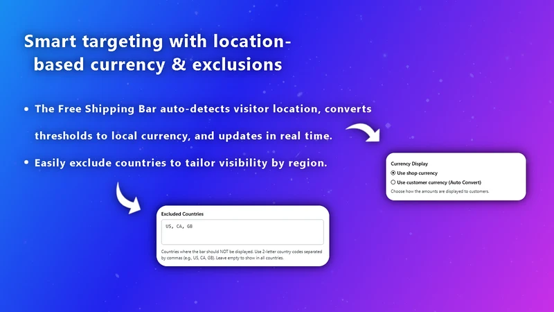 Smart Free Shipping Bar