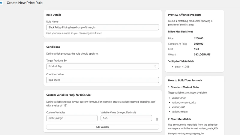 DX Profit Margin Editor Pro