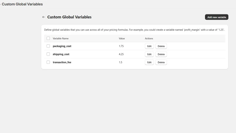 DX Profit Margin Editor Pro