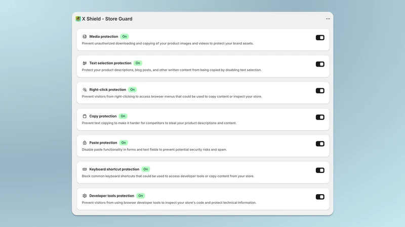 X Shield: Bot Country Blocker