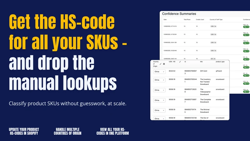 BorderFriendly HS Code Finder