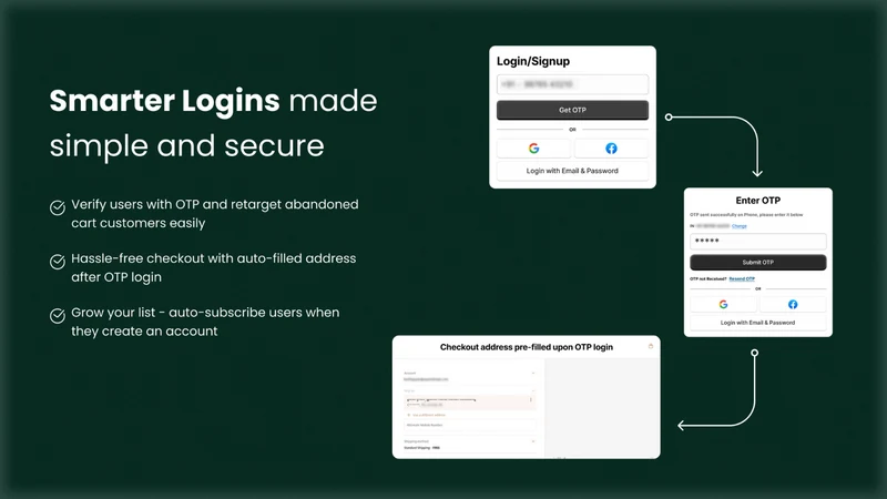 Zoketo: Popup & OTP Login GCC