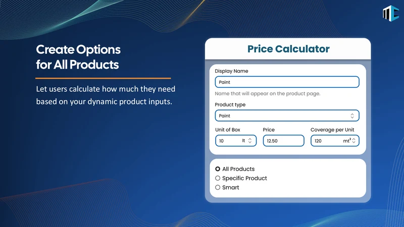 CALCIFY Price Calculator App