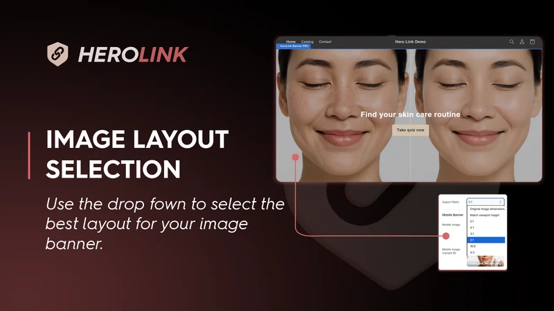 Hero Link ‑ Click Image Banner