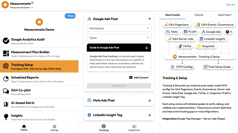 GA4 Audit, Tracking & Reports