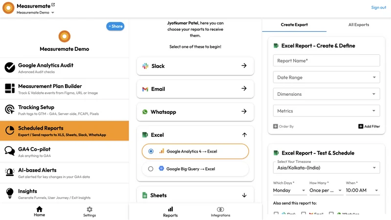 GA4 Audit, Tracking & Reports