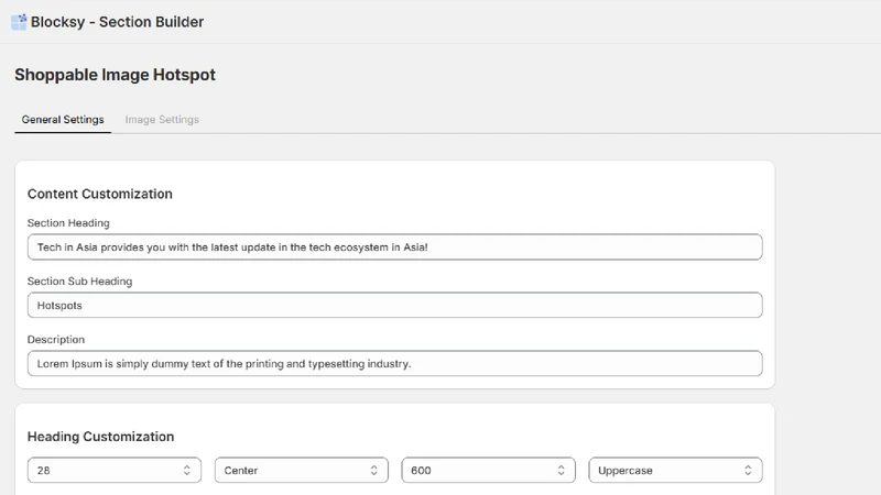 Blocksy ‑ Section Builder