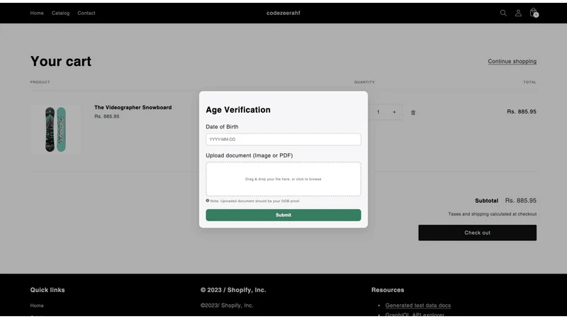 Easy Age Verify