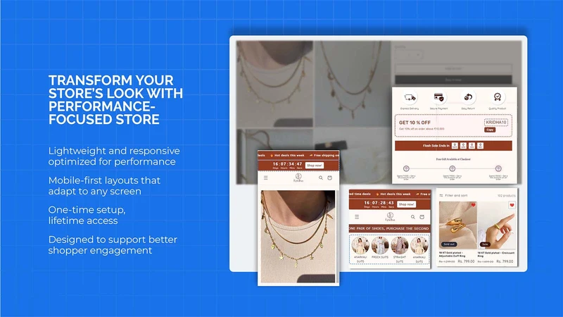 Section Store & UI Blocks