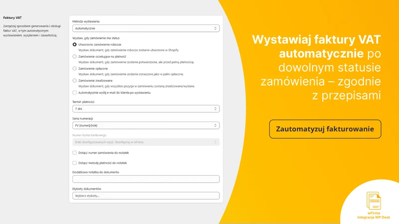 wFirma | Integracja od WP Desk