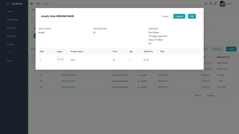 Label Bridge – Smart Shipping