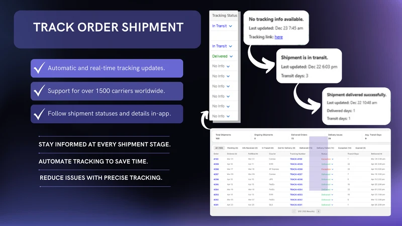 EasyTrack: Order Tracking