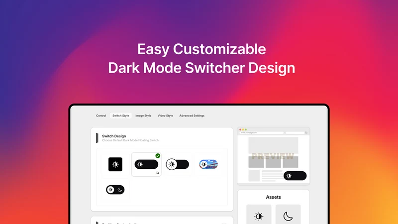 Darklix ‑ Dark Mode Switcher
