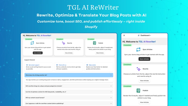 AI SEO Content Rewriter by TGL