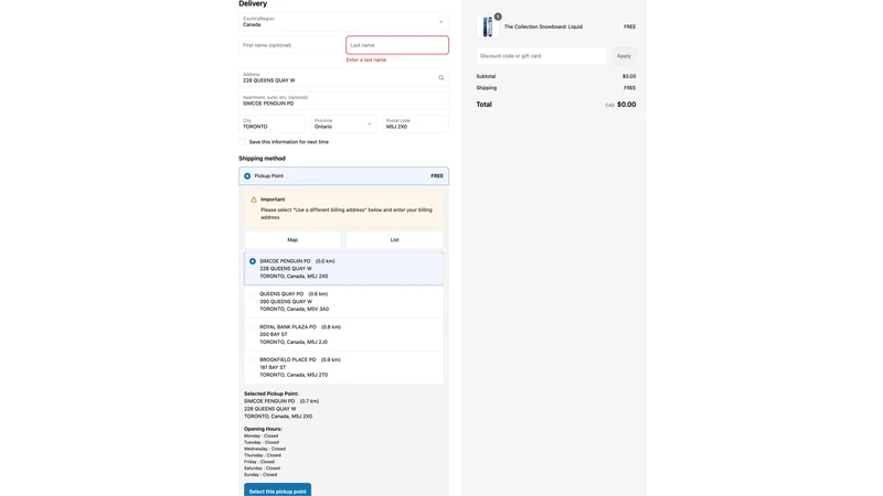 Cornerdrop Pickup Points