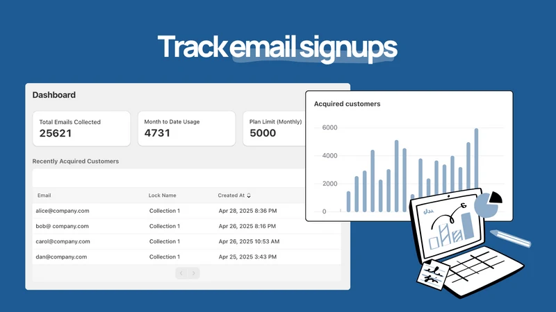 Behind Lock: Email Capture