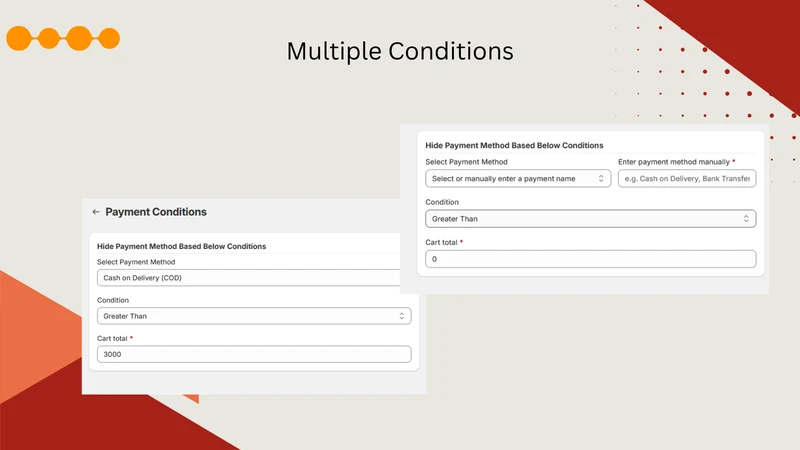 OnlyWeb Payment Method Rules