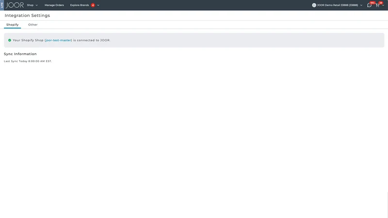JOOR: Retailer Product Sync