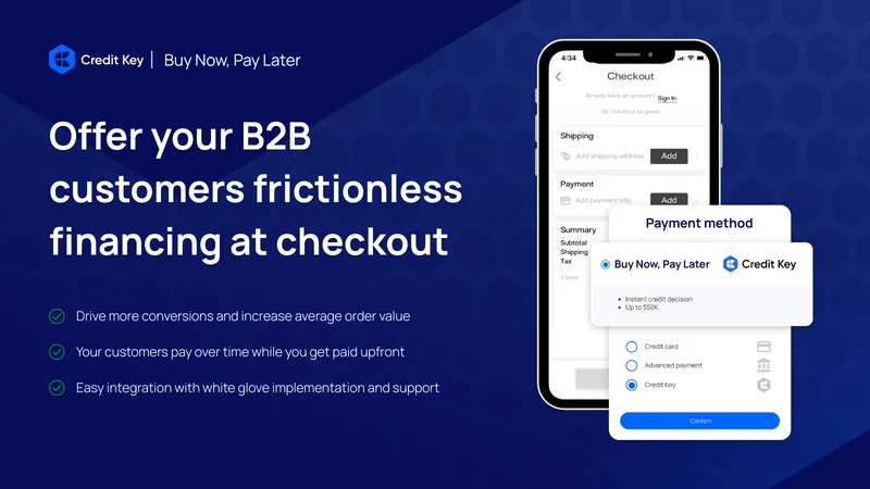 Credit Key B2B BNPL Messaging