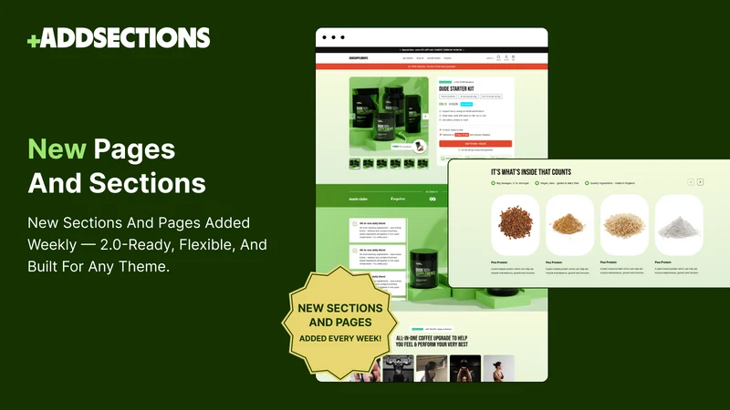 Add Sections